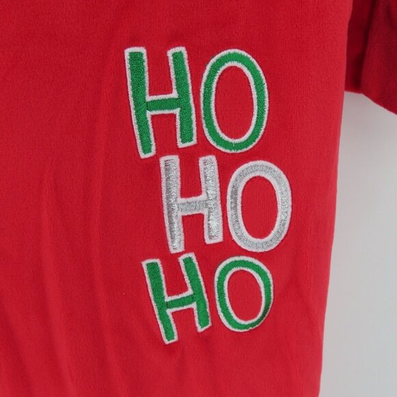 No Boundaries Juniors XS 1 Red Velour Tracksuit Cat Print Christmas Holiday NEW - Picture 5 of 15